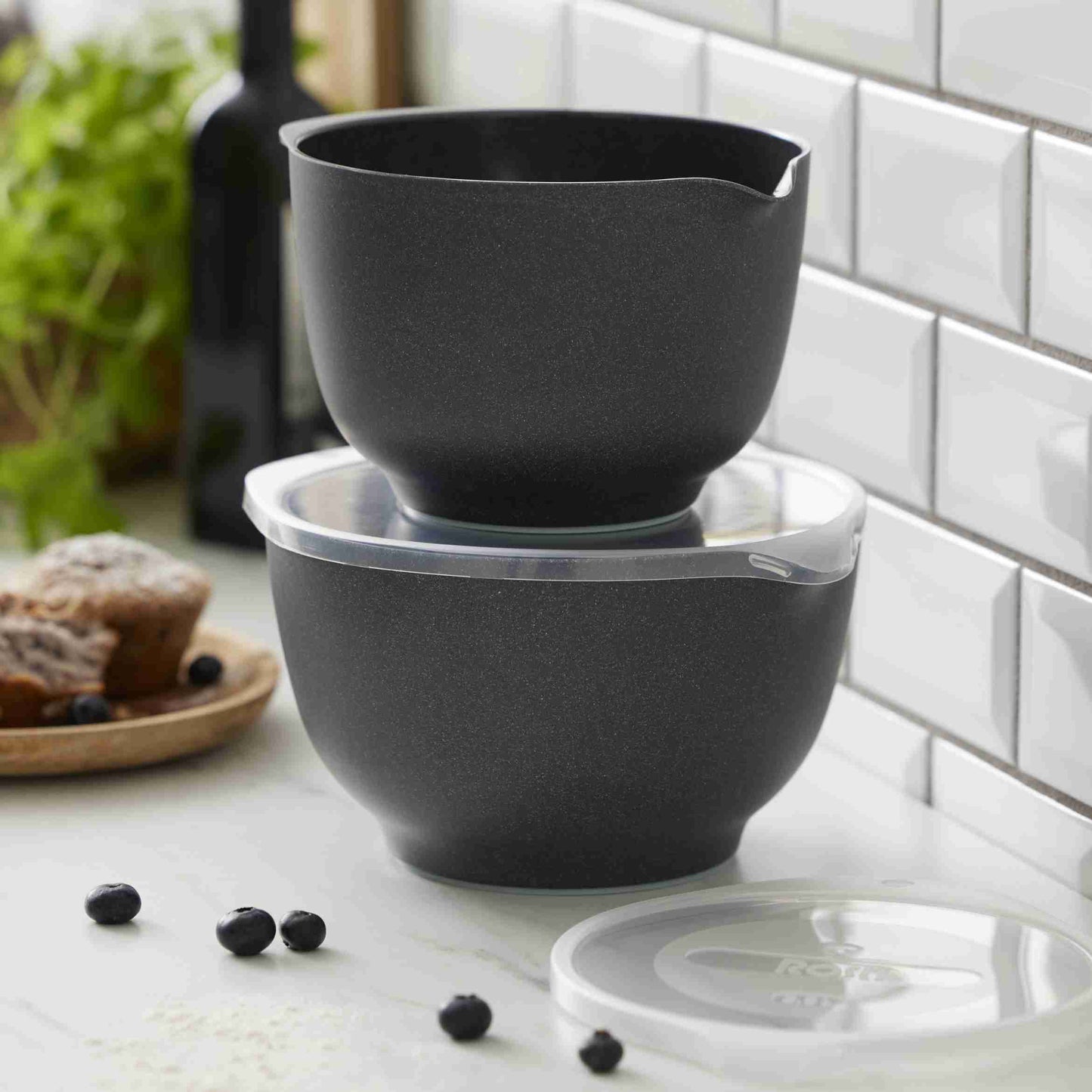 Margrethe Mixing Bowl - Pebble Black