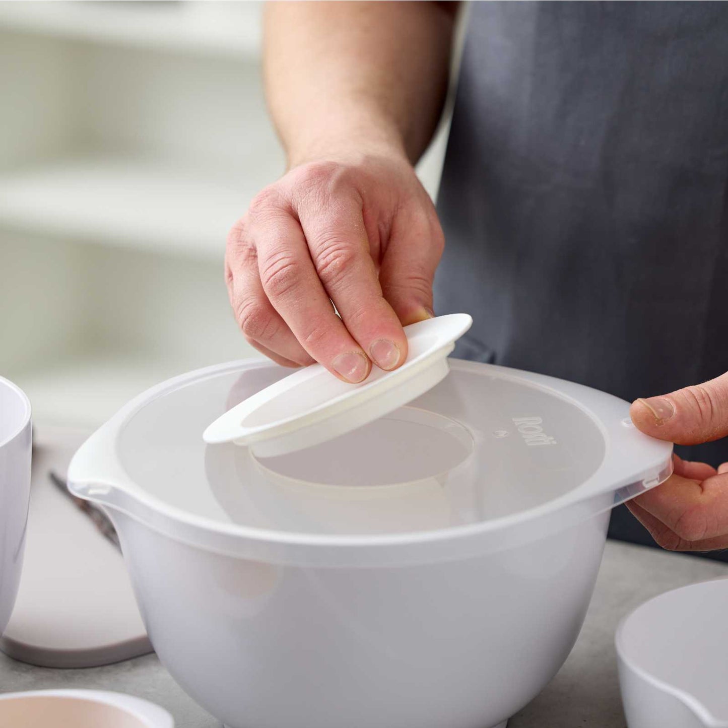 Mixing Bowl Splash Guard Lid