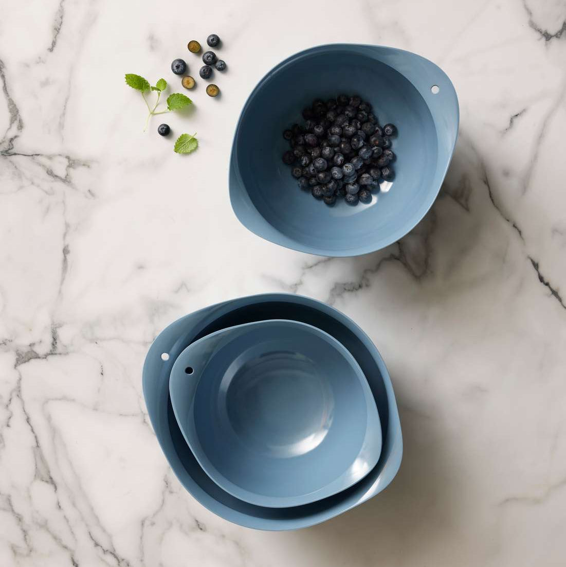 Victoria Mixing Bowl - Dusty Blue
