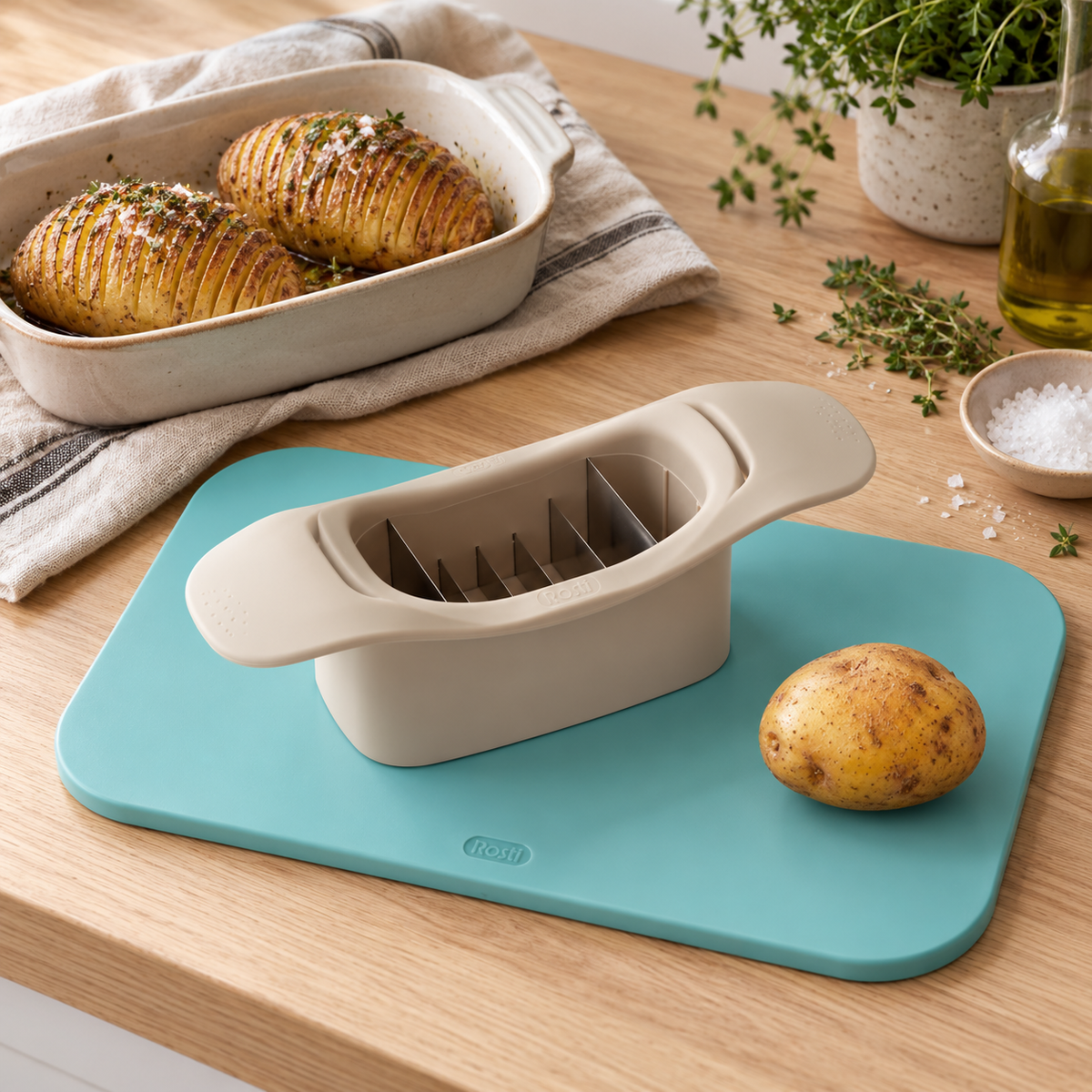 Cutting Board + Hasselback Cutter